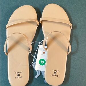 Shade & Shore Women's Tan Sandals